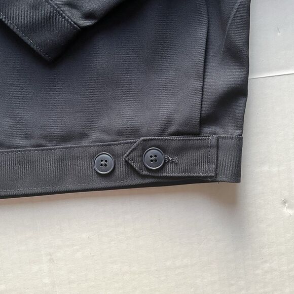 Dickies Mens Unlined Eisenhower Jacket Canvas Work Coat JT75 Dark Navy XL Reg - Picture 8 of 16